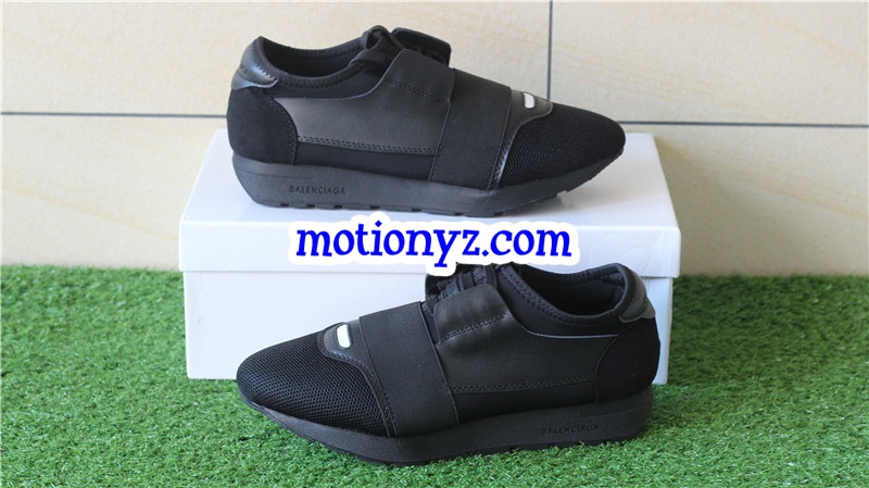 Balenciaga Race Runner Trainers All Black
